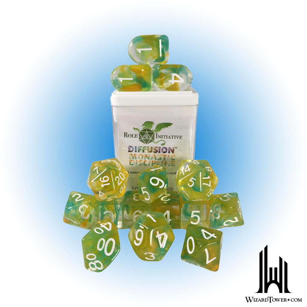 SET OF 15 DICE: DIFFUSION MONASTIC DISCIPLINE SPECIAL